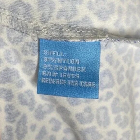 J. McLaughlin Catalina Blue Leopard Print Wrap Dress SZ S - Picture 10 of 11